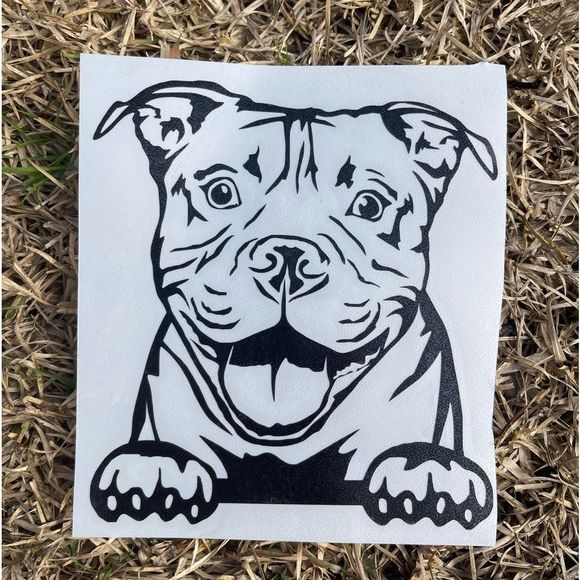 Pit Bull Vinyl Decal - Picture 1 of 6